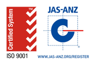 ISO 9001:2015 certified by SAI Global, JAS-ANZ accredited (Cert 0246059)